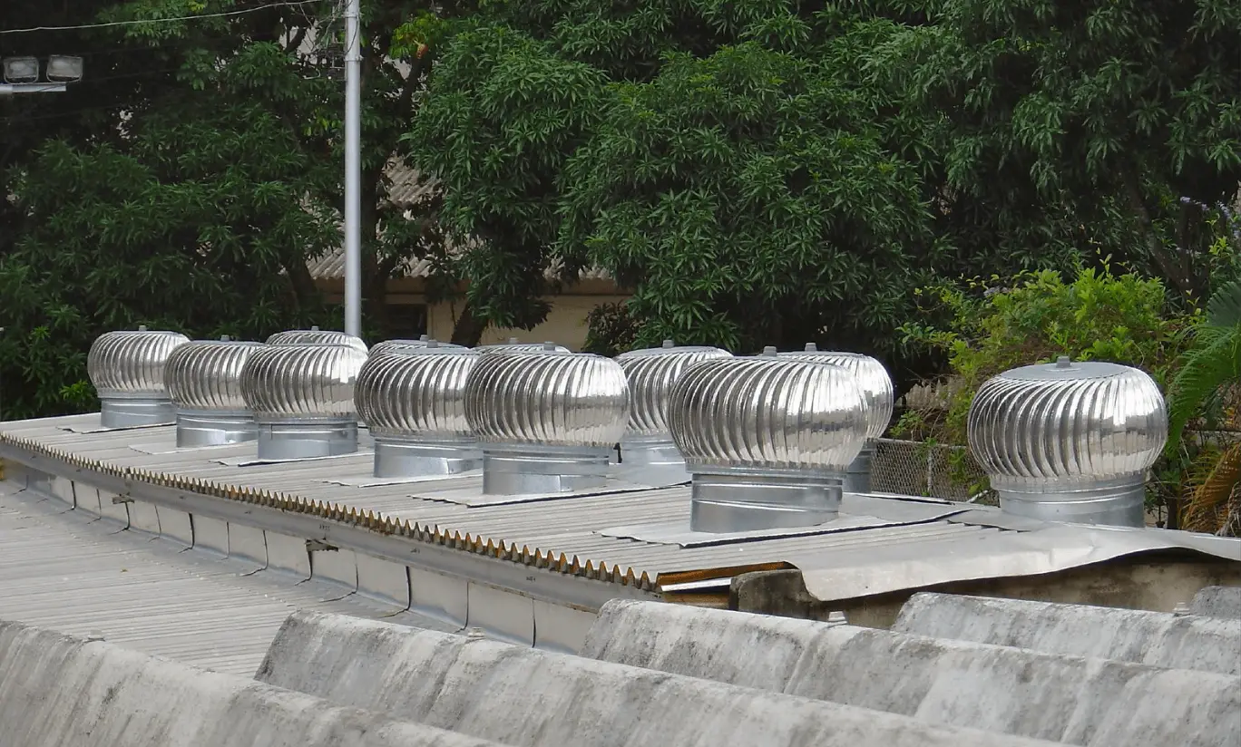 Manfaat turbin ventilator untuk ventilasi.