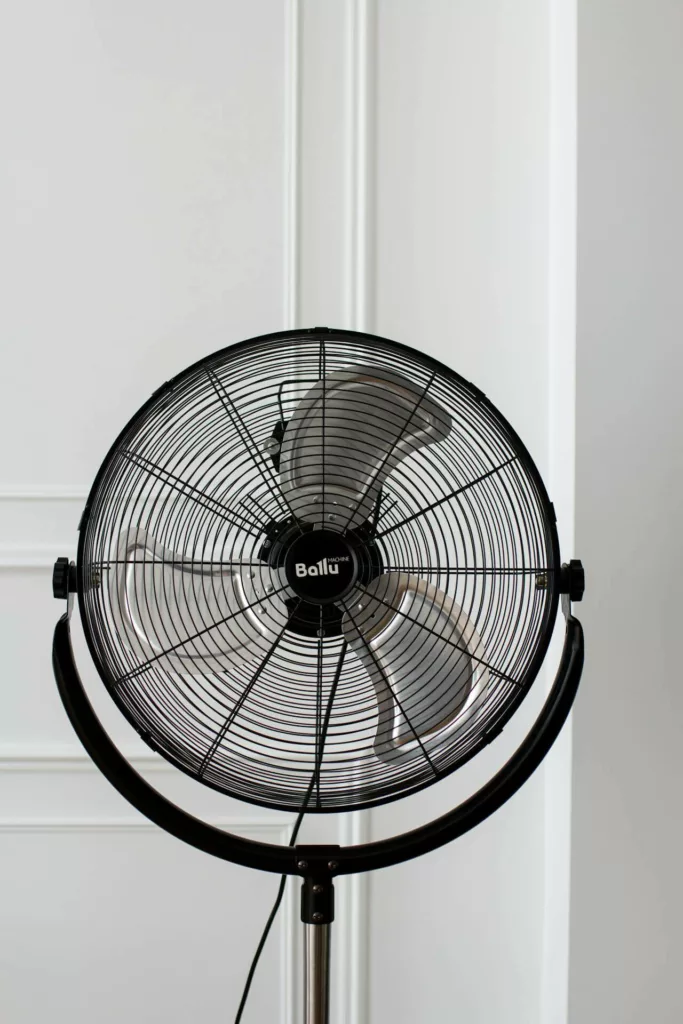 Standing fan.